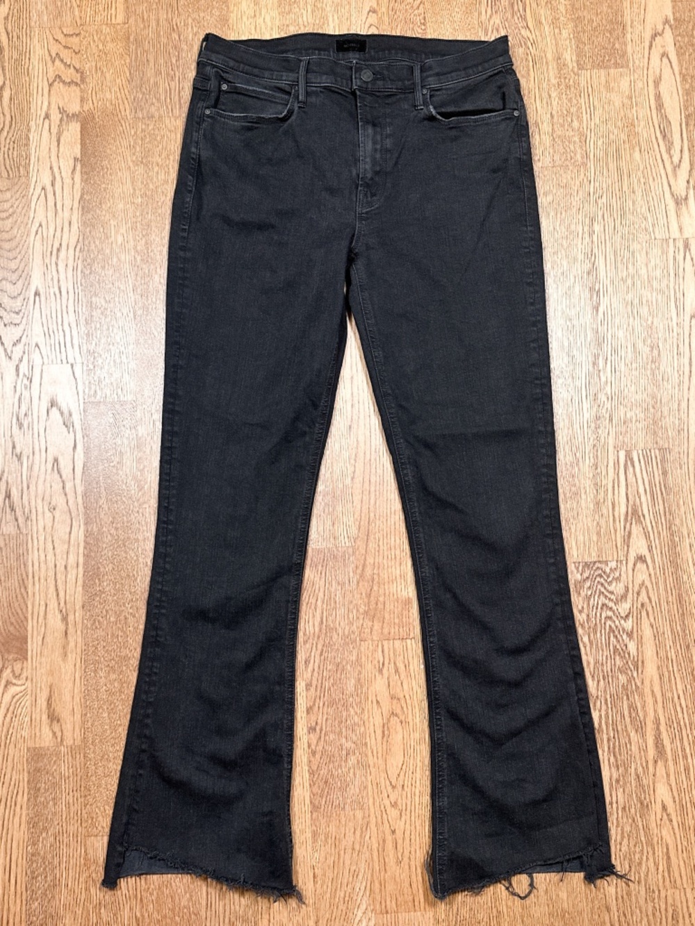 MOTHER The Runaway Step Fray Not Guilty Distressed Ankle Denim Jeans Womens 29